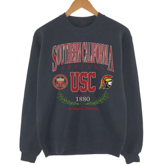 Vintage USC Trojans Football Shirt, University of Southern California Sweatshirt - Picture 1 of 2